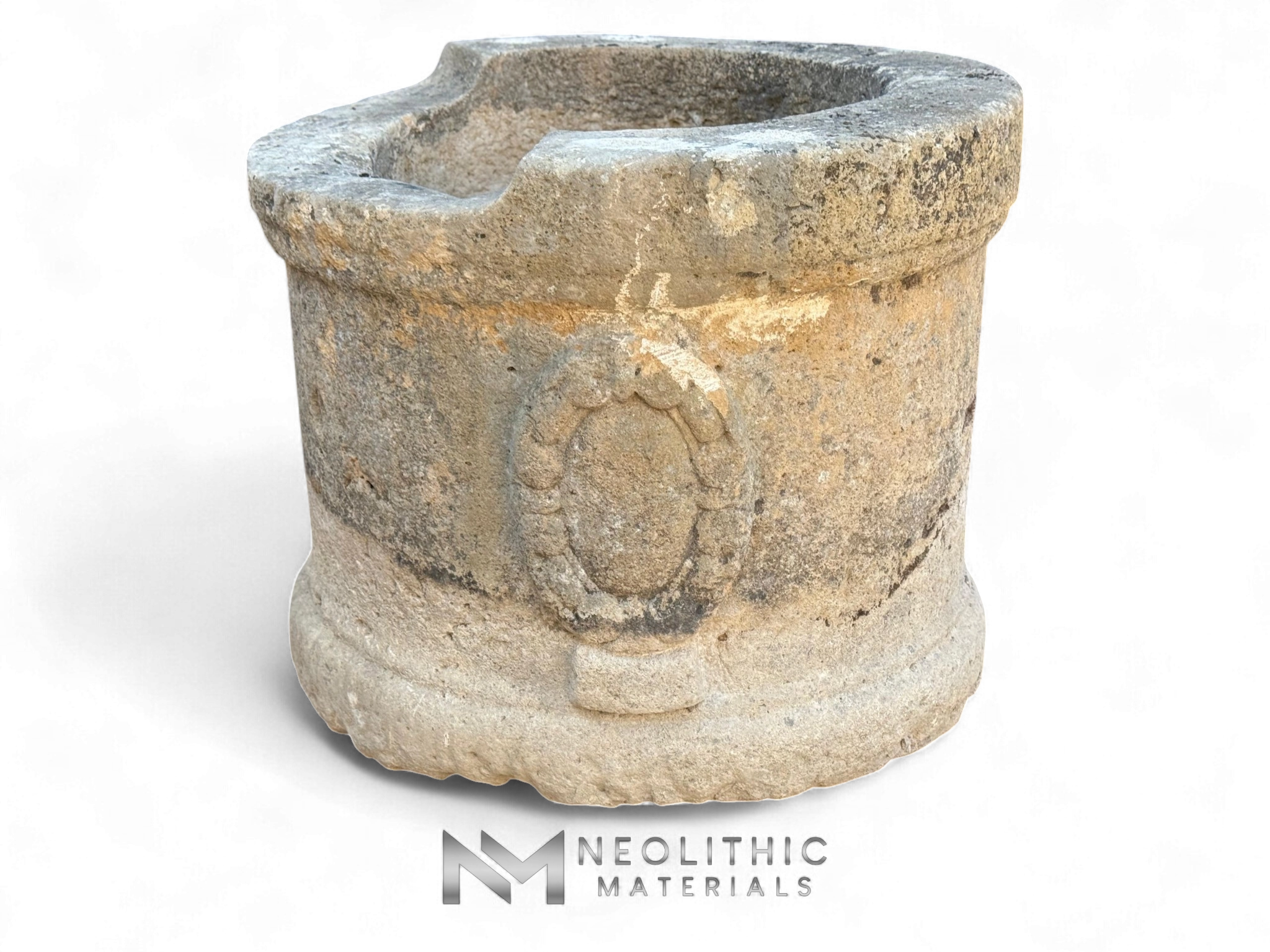 French Antique 18th Century Limestone Well - Image 1